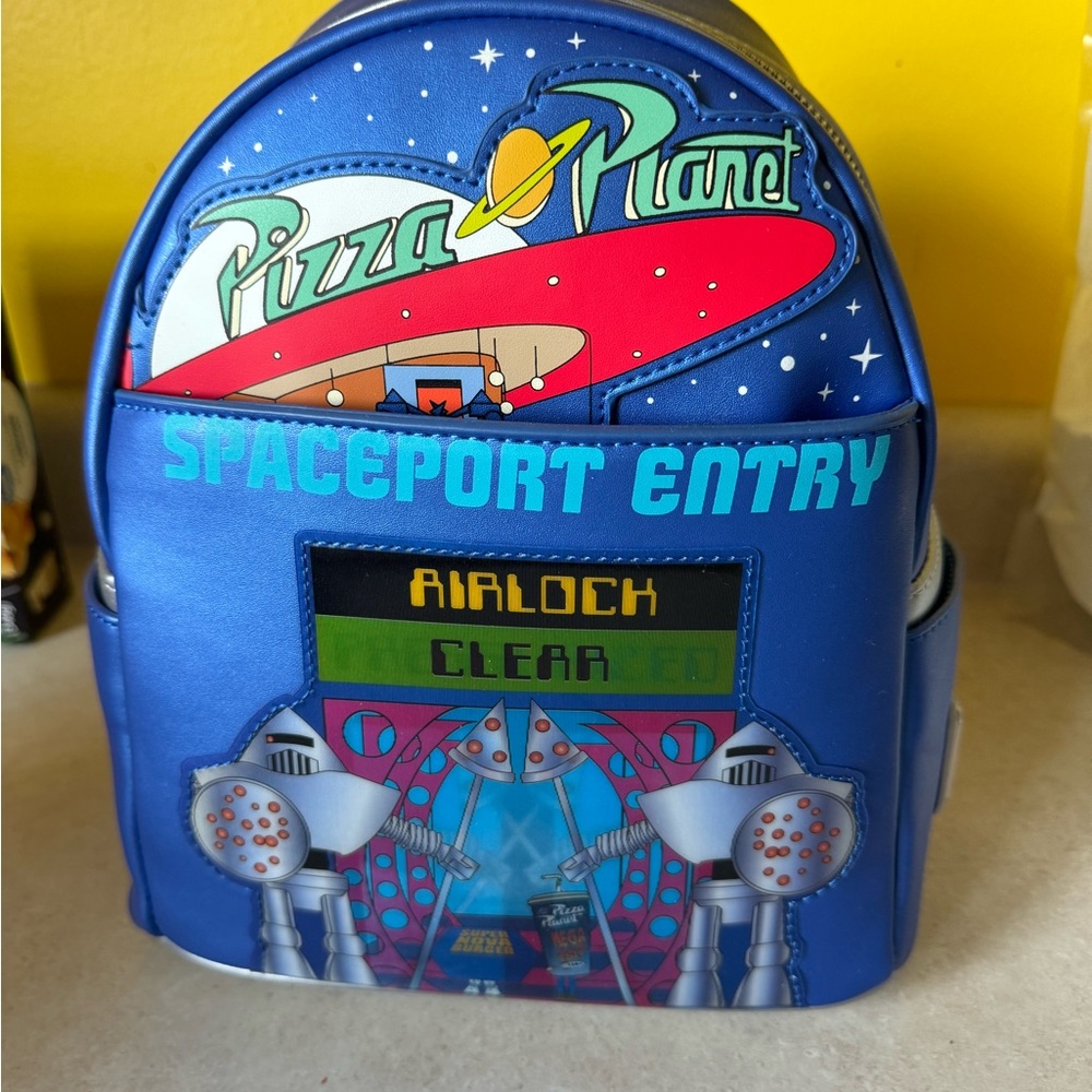 Pizza planet loungefly bag